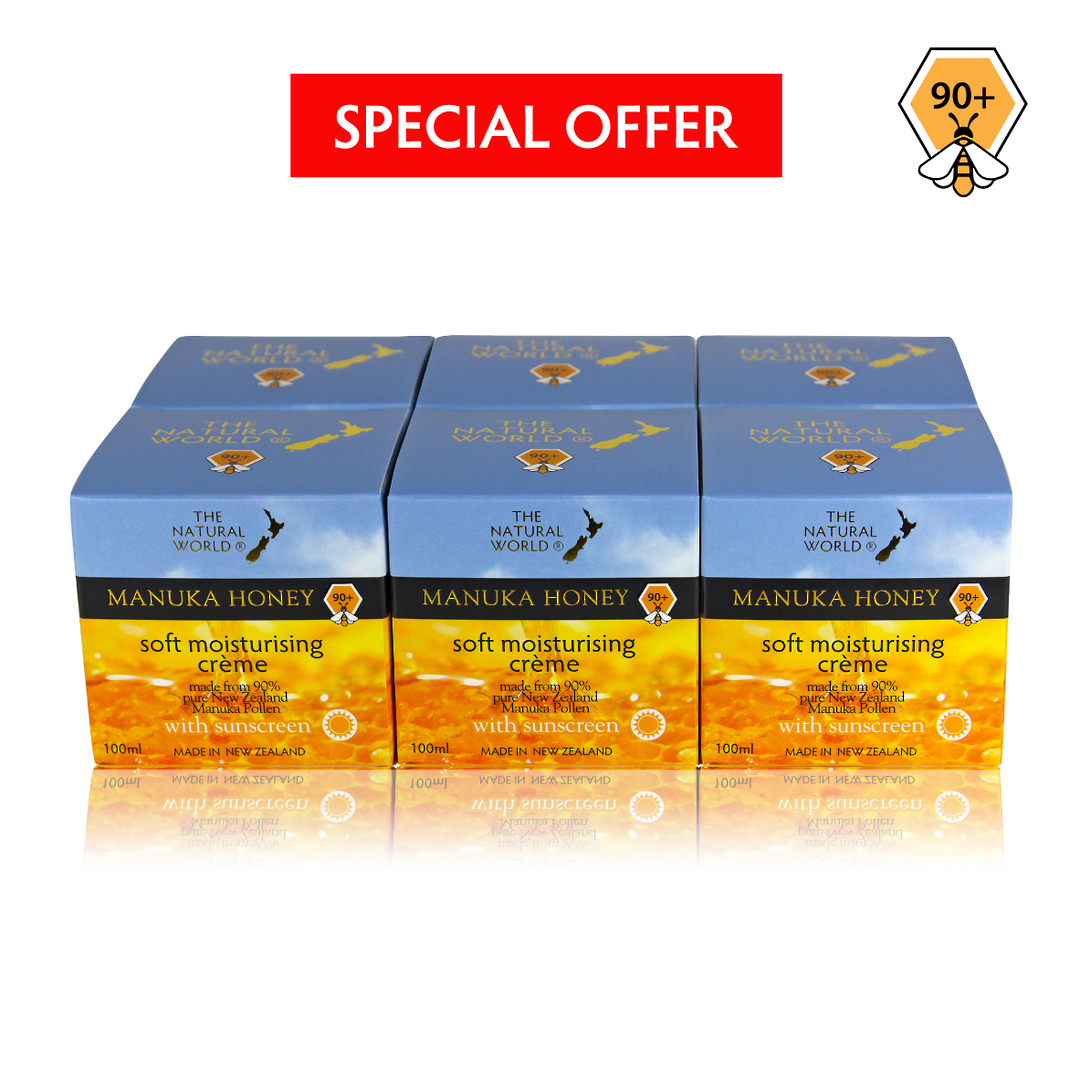 The Natural World Manuka Honey Soft Moisturising Creme - 6 pack image 0